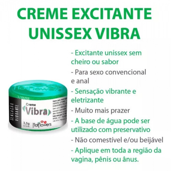 CREME VIBRA UNISSEX 3,5G