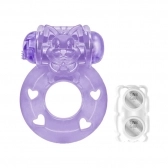 ANEL PENIANO COM VIBRO - COELHO