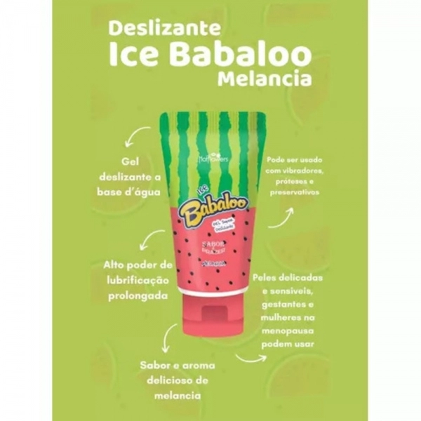 DESLIZANTE ICE BABALOO MELANCIA 60G