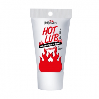 GEL DESLIZANTE BEIJÁVEL HOT LUB - MORANGO