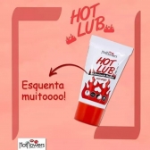 GEL DESLIZANTE BEIJÁVEL HOT LUB - MORANGO