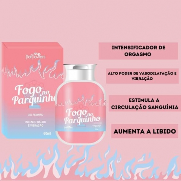 FOGO NO PARQUINHO GEL MASTURBADOR FEMININO - 60ML