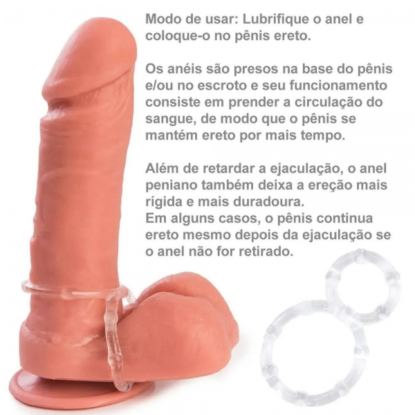 ANEL PENIANO RETARDADOR DUPLO
