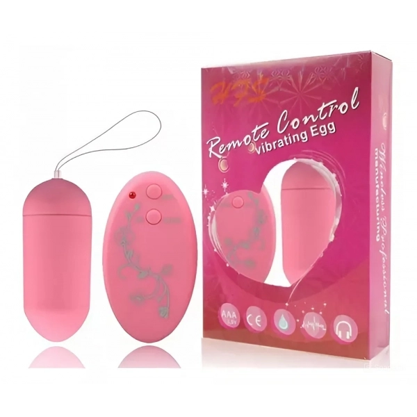 BULLET COM CONTROLE WIRELESS FLORAL 10 VIBRAÇÕES
