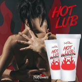 GEL DESLIZANTE BEIJÁVEL HOT LUB - MORANGO