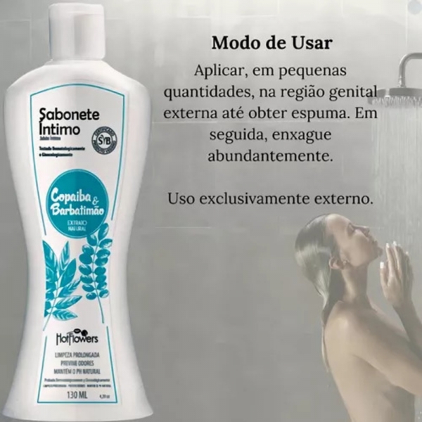 SABONETE ÍNTIMO - COPAÍBA E BARBATIMÃO 130ML